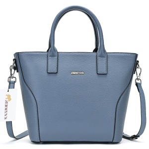 Geanta dama, piele naturala, JERMYN'S Malaga, bleu