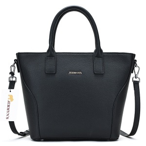 Geanta dama, piele naturala, JERMYN'S Malaga, neagra