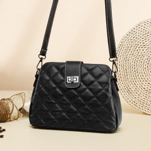 Geanta eleganta dama din piele naturala neagra JERMYN'S Clara - Img 9