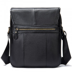 Geanta messenger barbati din piele naturala neagra Jacob - Img 5