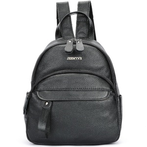 Rucsac dama din piele naturala neagra JERMYN'S Aphrodite - Img 3