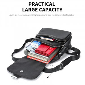 Rucsac dama din piele naturala neagra JERMYN'S Electra - Img 12