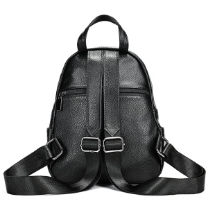 Rucsac dama din piele naturala neagra JERMYN'S Parma - Img 7