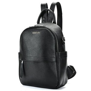 Rucsac dama din piele naturala neagra JERMYN'S Roma - Img 3