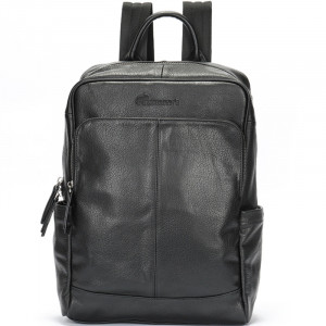 Rucsac din piele naturala neagra JERMYN'S Newport - Img 4