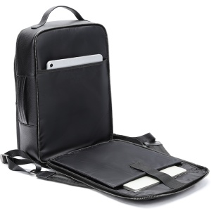 Rucsac laptop barbati, piele naturala, JERMYN'S Colorado, negru - Img 10