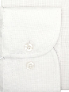 Camasa alba regular office barbati Royal Oxford EASY IRON - Luxury Classic Fit - Img 4