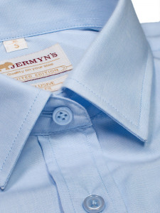 Camasa eleganta dama bleu business - Exclusive Slim Fit EASY IRON pentru butoni - Img 2