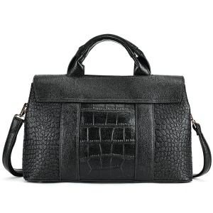 Geanta dama JERMYN'S Antonia, piele naturala, neagra, eleganta - Img 4