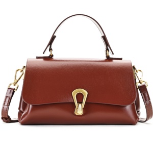 Geanta dama, piele naturala, JERMYN'S Evora, maro caramel - Img 6