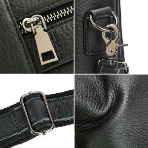 Geanta laptop, JERMYN'S Auckland, piele naturala neagra - Img 9