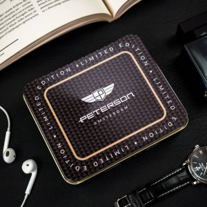 Portofel slim barbati PETERSON Harley RFID din piele naturala maro coniac - Img 12