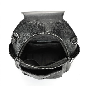 Rucsac dama din piele naturala neagra JERMYN'S Genova - Img 10