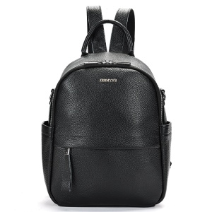 Rucsac dama din piele naturala neagra JERMYN'S Roma - Img 4