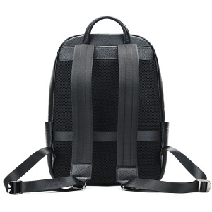 Rucsac laptop barbati, piele naturala, JERMYN'S Tucson, negru - Img 6