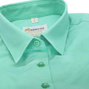 Camasa dama eleganta verde menta Luxury Slim Fit EASY IRON - Img 2