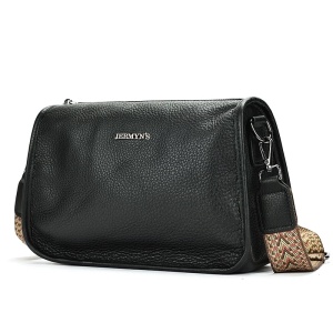 Geanta dama JERMYN'S Alice, piele naturala, neagra - Img 3
