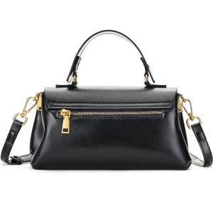 Geanta dama, piele naturala, JERMYN'S Evora, neagra - Img 6