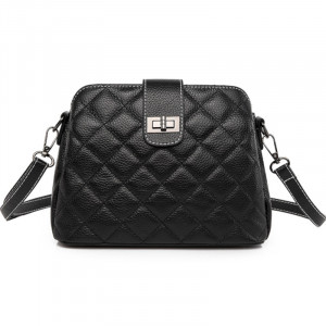 Geanta eleganta dama din piele naturala neagra JERMYN'S Clara - Img 4