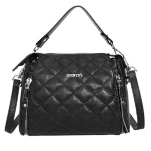 Geanta eleganta dama JERMYN'S Piacenza din piele naturala neagra