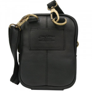 Geanta messenger barbati PETERSON Noah din piele naturala neagra - Img 7