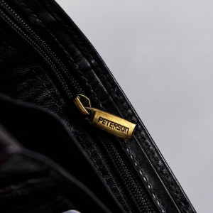 Portofel premium barbati PETERSON Alcott RFID din piele naturala neagra - Img 8