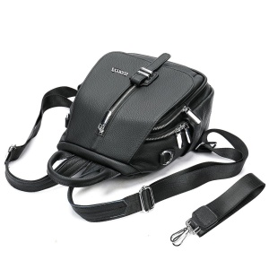 Rucsac dama din piele naturala neagra JERMYN'S Electra - Img 9