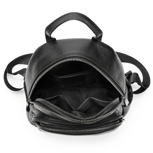 Rucsac dama din piele naturala neagra JERMYN'S Parma - Img 9
