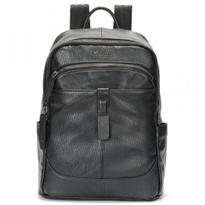 Rucsac din piele naturala neagra JERMYN'S Cooper - Img 2