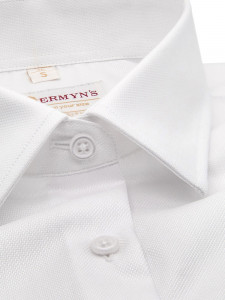 Camasa alba premium dama Royal Oxford- Luxury Slim Fit EASY IRON - Img 2
