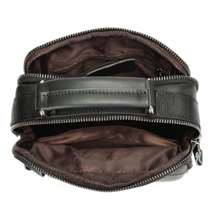 Geanta barbati din piele naturala neagra JERMYN'S Belfast - Img 7