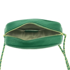 Geanta dama din piele naturala verde JERMYN'S Mary - Img 6