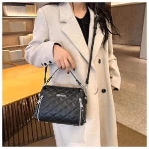 Geanta eleganta dama JERMYN'S Piacenza din piele naturala neagra - Img 2