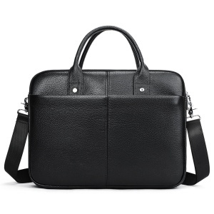 Geanta laptop, piele naturala, JERMYN'S Austin, neagra - Img 9