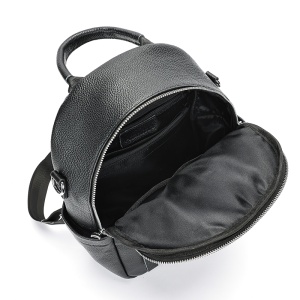 Rucsac dama din piele naturala neagra JERMYN'S Roma - Img 6