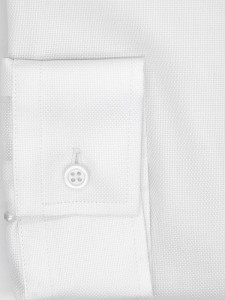 Camasa alba premium dama Royal Oxford- Luxury Slim Fit EASY IRON - Img 3