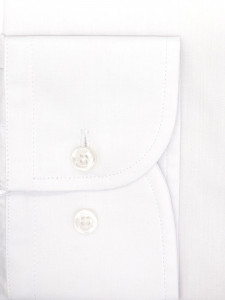 Camasa regular alba barbati din poplin EASY IRON - Exclusive Classic Fit - Img 4