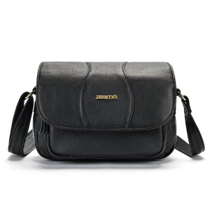 Geanta dama JERMYN'S Sophia, piele naturala, neagra, casual - Img 6