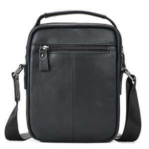 Geanta messenger barbati, piele naturala, JERMYN'S Kansas, neagra - Img 6