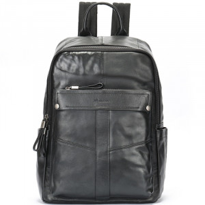 Rucsac din piele naturala neagra JERMYN'S Luton - Img 2