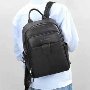 Rucsac din piele naturala neagra JERMYN'S Portland - Img 4