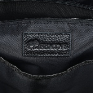 Rucsac din piele naturala neagra JERMYN'S Tommy - Img 9