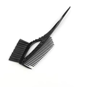 Pieptene Multifunctional Pentru Vopsit Parul, Cu Perie Pentru Aplicarea Vopselei, Maner Ergonomic, Negru - Img 4