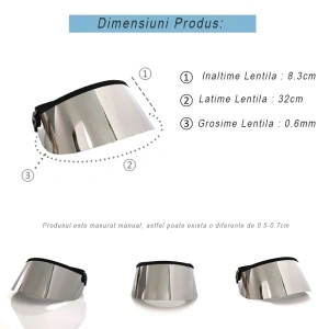 Sapcă pentru Protecție Solară UVA-UVB, Parasolar Reglabil 360 Grade, Marinela Radu, Protejează Fața Împotriva Razelor Solare, Silver, Accesorii Vară, Outdoor, Sport, Drumeții, Plajă, Pălărie de Soare, Anti-UV - Img 3
