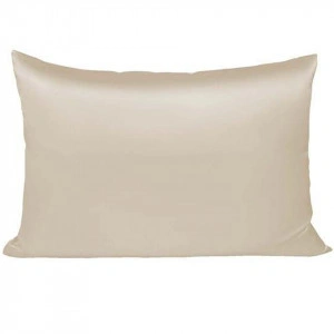 Fata de Perna din Satin cu Protectie pentru Par si Ten, Marinela Radu, 50x70 cm, Satin Premium, Champagne