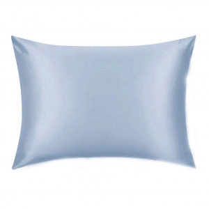 Fata de Perna din Satin cu Protectie pentru Par si Ten, Marinela Radu, 50x70 cm, Satin Premium, Blue