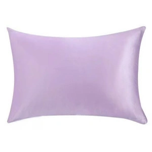 Fata de Perna din Satin cu Protectie pentru Par si Ten, Marinela Radu, 50x70 cm, Satin Premium, Mov