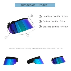 Sapcă pentru Protecție Solară UVA-UVB, Parasolar Reglabil 360 Grade, Marinela Radu, Protejează Fața Împotriva Razelor Solare, Blue, Accesorii Vară, Outdoor, Sport, Drumeții, Plajă, Pălărie de Soare, Anti-UV - Img 4