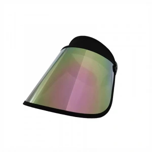 Cozoroc cu Vizor pentru Protectie solara UVA-UVB, reglabil 360 grade, Marinela Radu, acopera toata fata, champagne - Img 6