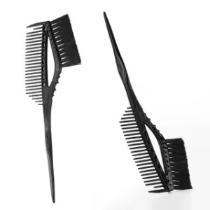 Pieptene Multifunctional Pentru Vopsit Parul, Cu Perie Pentru Aplicarea Vopselei, Maner Ergonomic, Negru